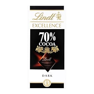 Lindt Excellence Dark Chocolate 70% 100Gram Pack Of 12