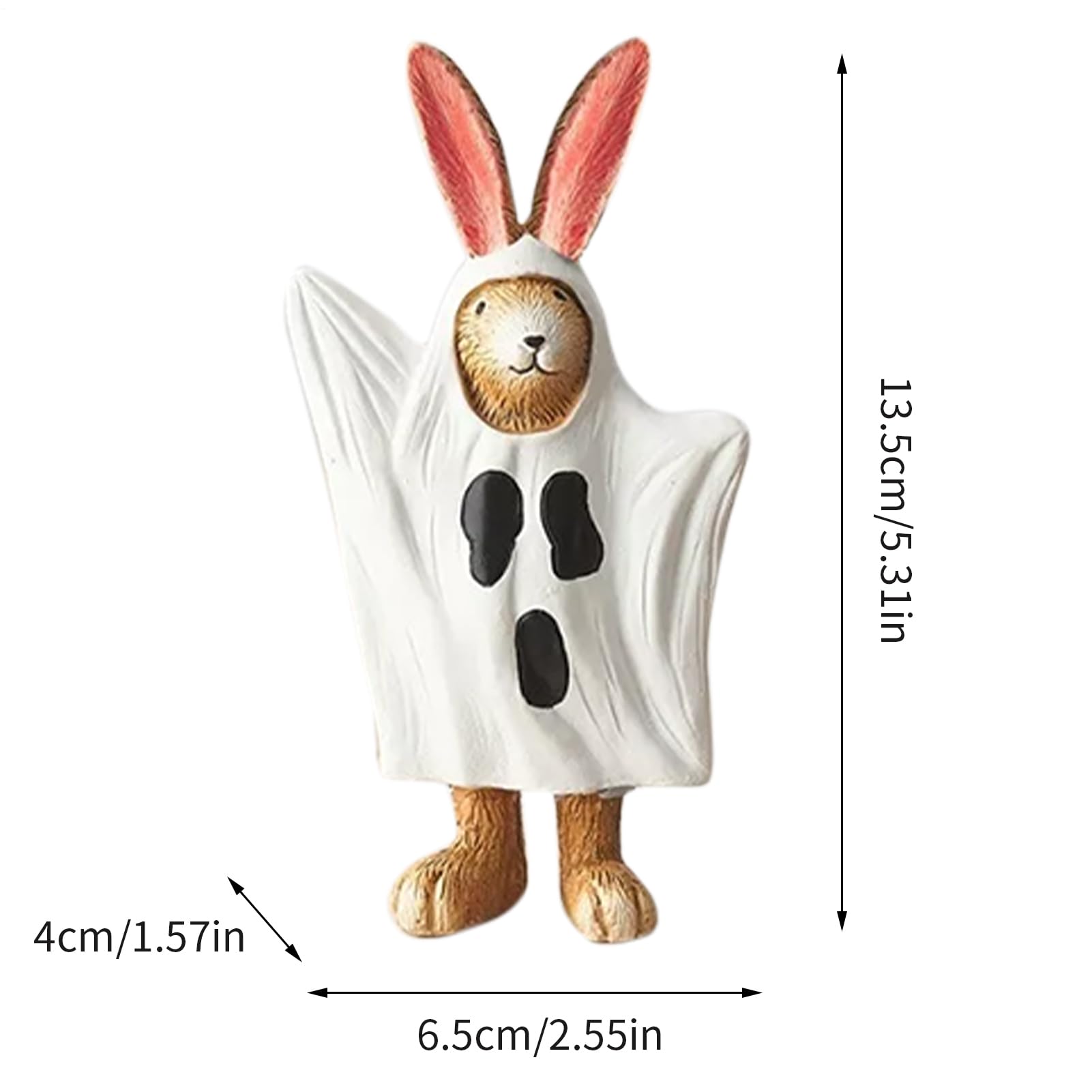 Amazon.co.jp: ハロウィーン ゴースト バニー 像 | 樹脂製
