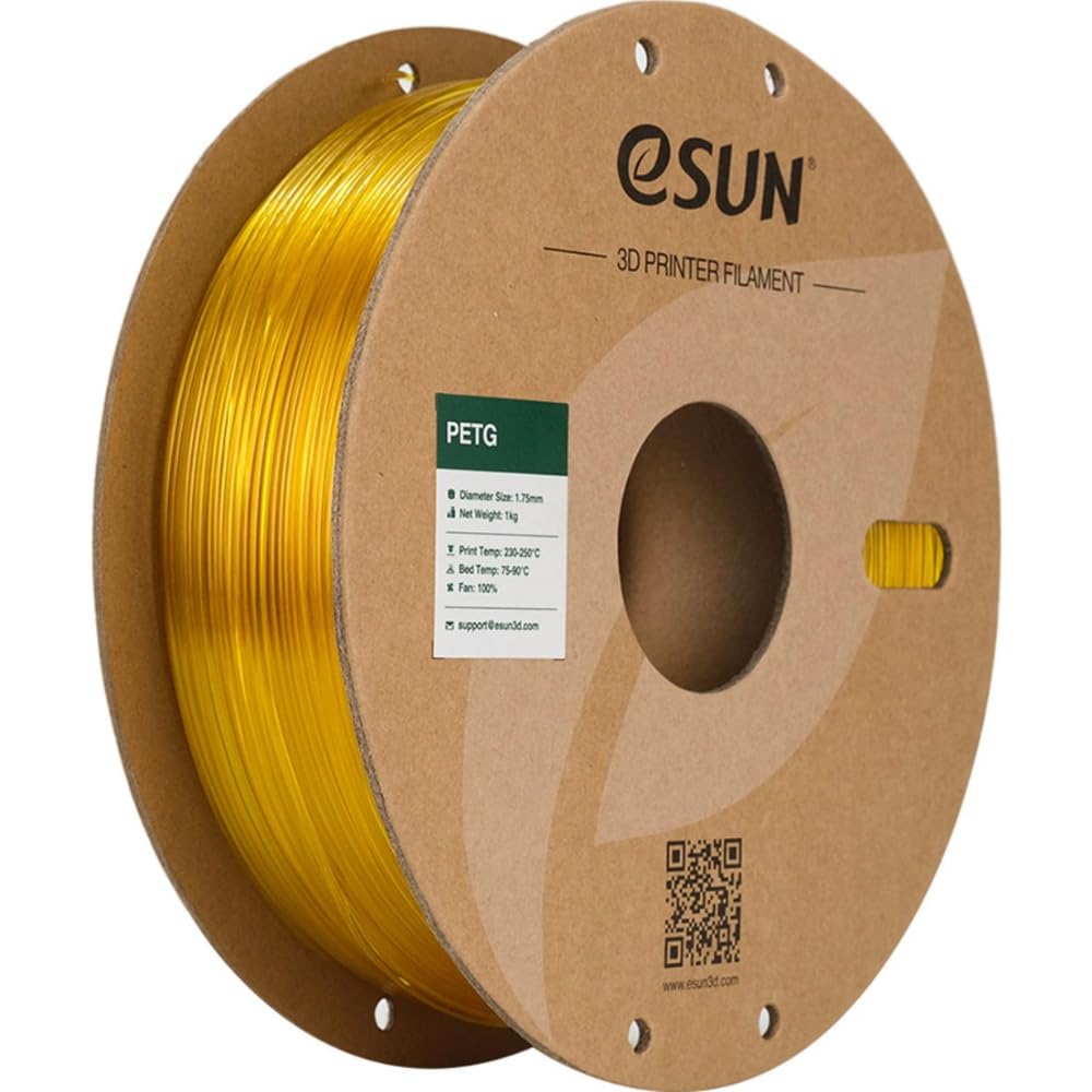 3idea 3IDEA-eSUN PETG 3D Printing Filament Translucent Yellow,1.75mm, Net Weight-1kg-picture-6