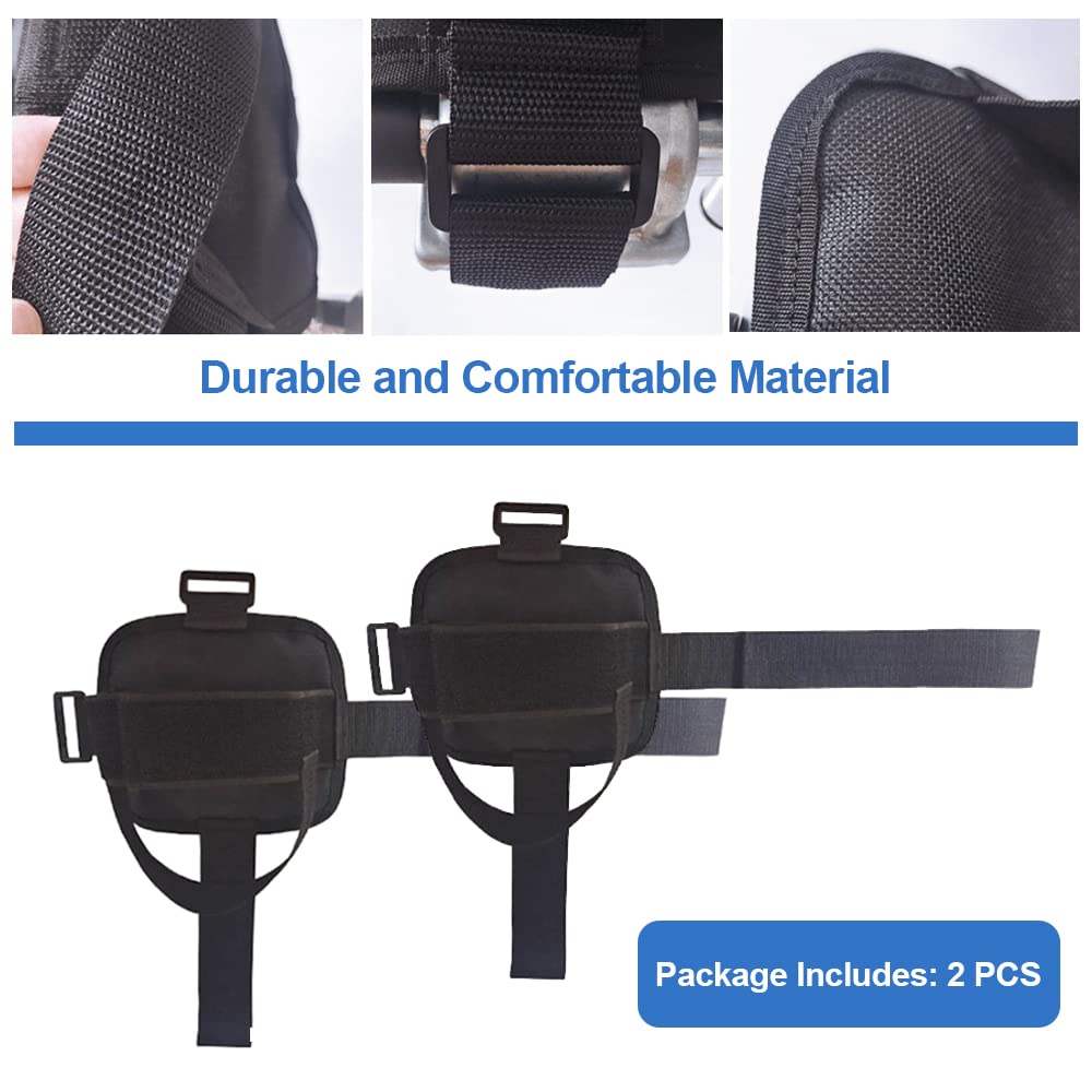 Correas de zapatos de retención para sillas de ruedas, Soporte de zapatos ajustable para reposapiés para sillas de ruedas, Soporte de fijación de zapatos para adultos mayores y discapacitados
