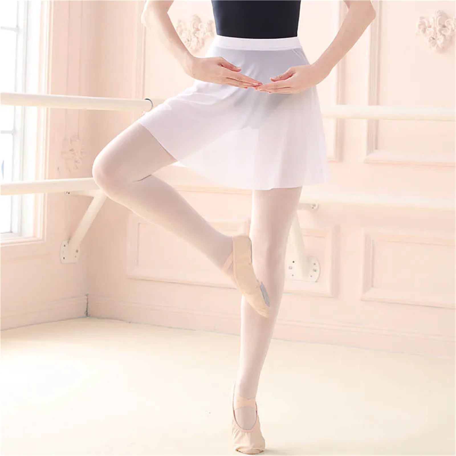 Gonne da Balletto for Donna, Gonna Ballo Elastica, in Tulle, Abito, Costumi Danza for Adulti, gonne Ballerina in Nylon
