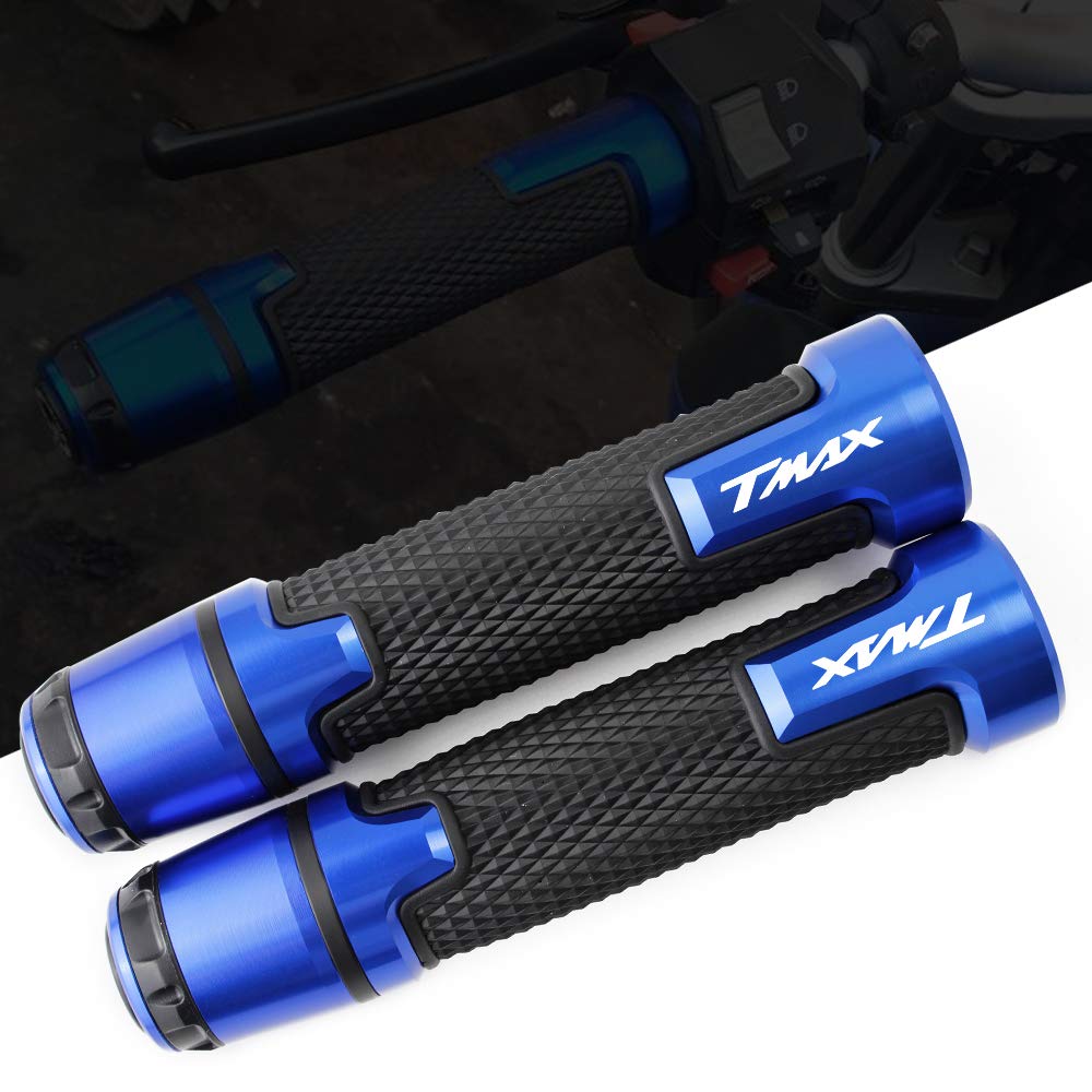 moto gomma Impugnatura del manubrio CNC alluminio universale 22mm 7/8" per Yamaha TMAX T-MAX 530 500 TMAX530 SX DX 2014 2015 2016 2017 2018,TMAX 560 2020