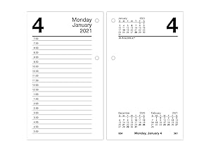 Live An Organized Life with E7175021, the 2021 Daily Desk Calendar Refill