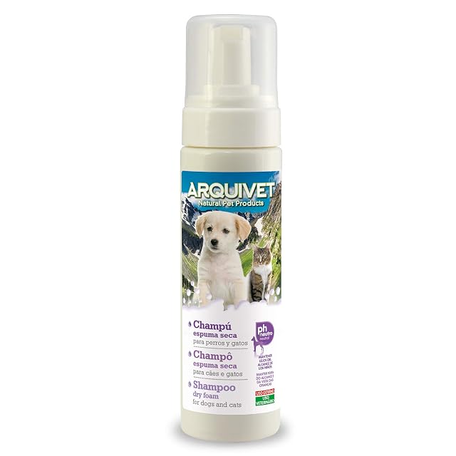 Arquivet Espuma Seca-Champu para Perros 200 ml