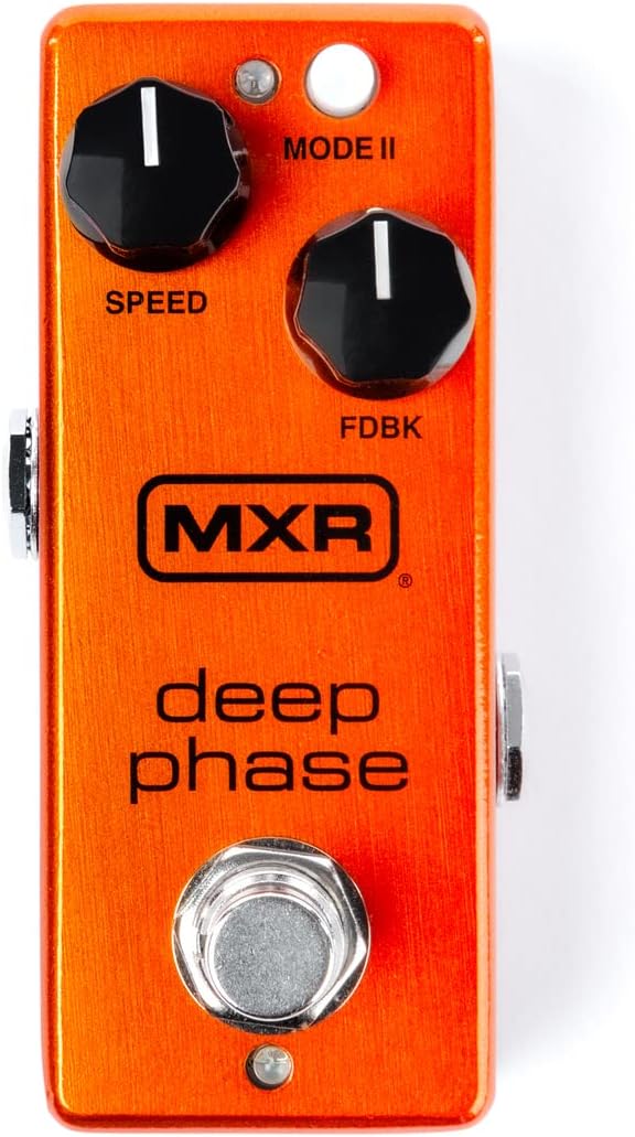 MXR M279 Deep Phase Pedal Bundle with 2 Patch Cables and 6 Dunlop Picks