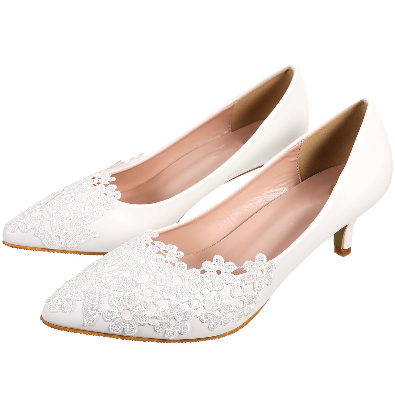 Holibanna Braut Hochzeit Abend Party Schuhe Frauen Low Heel Pumps 5Cm Kleid Elegante Schuhe