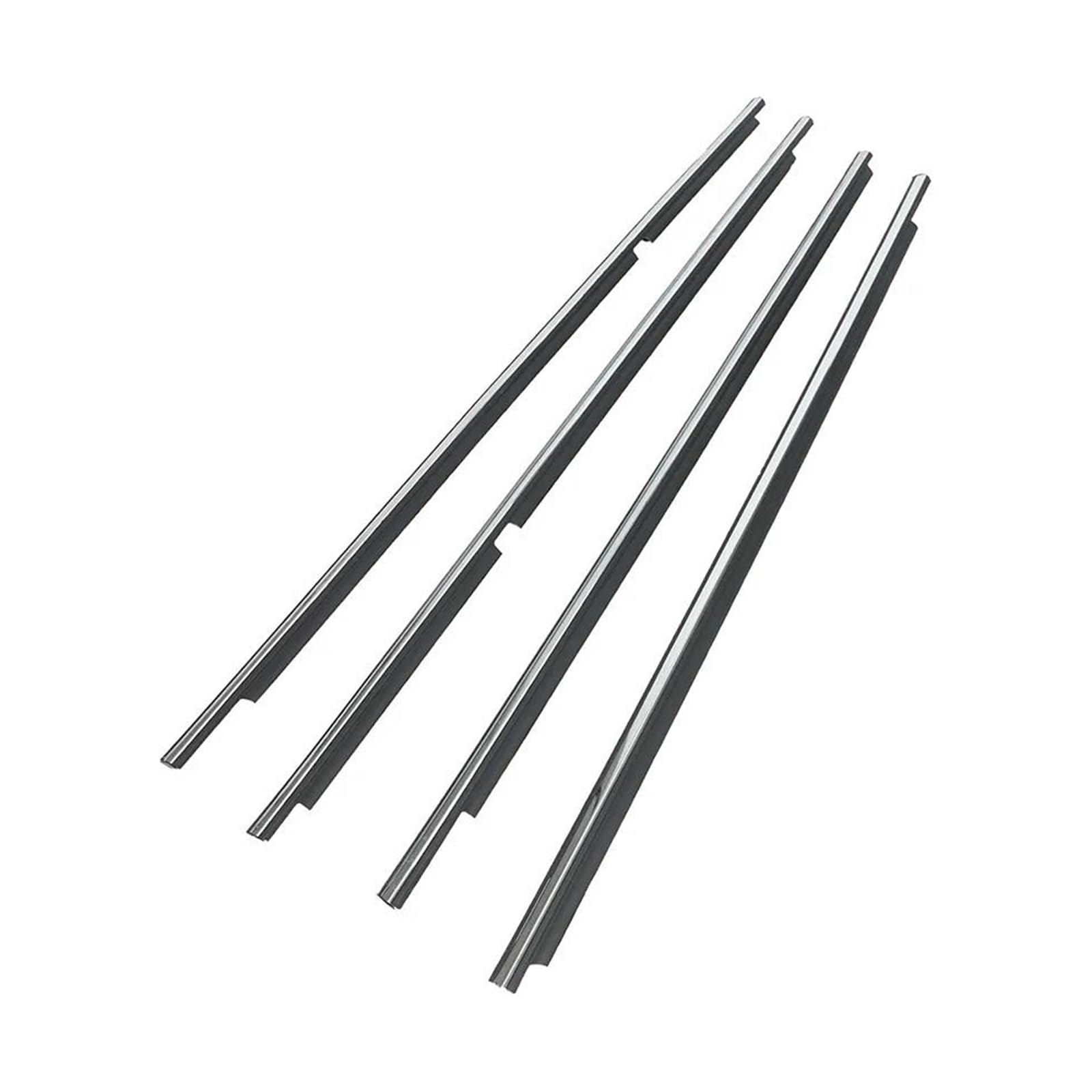 Yuqudgelky Chrome 4Pcs Black Weatherstrip Window Trim For Toyota For Land For Cruiser Lc200 Series 2008-2021 7572060070(Chrome)