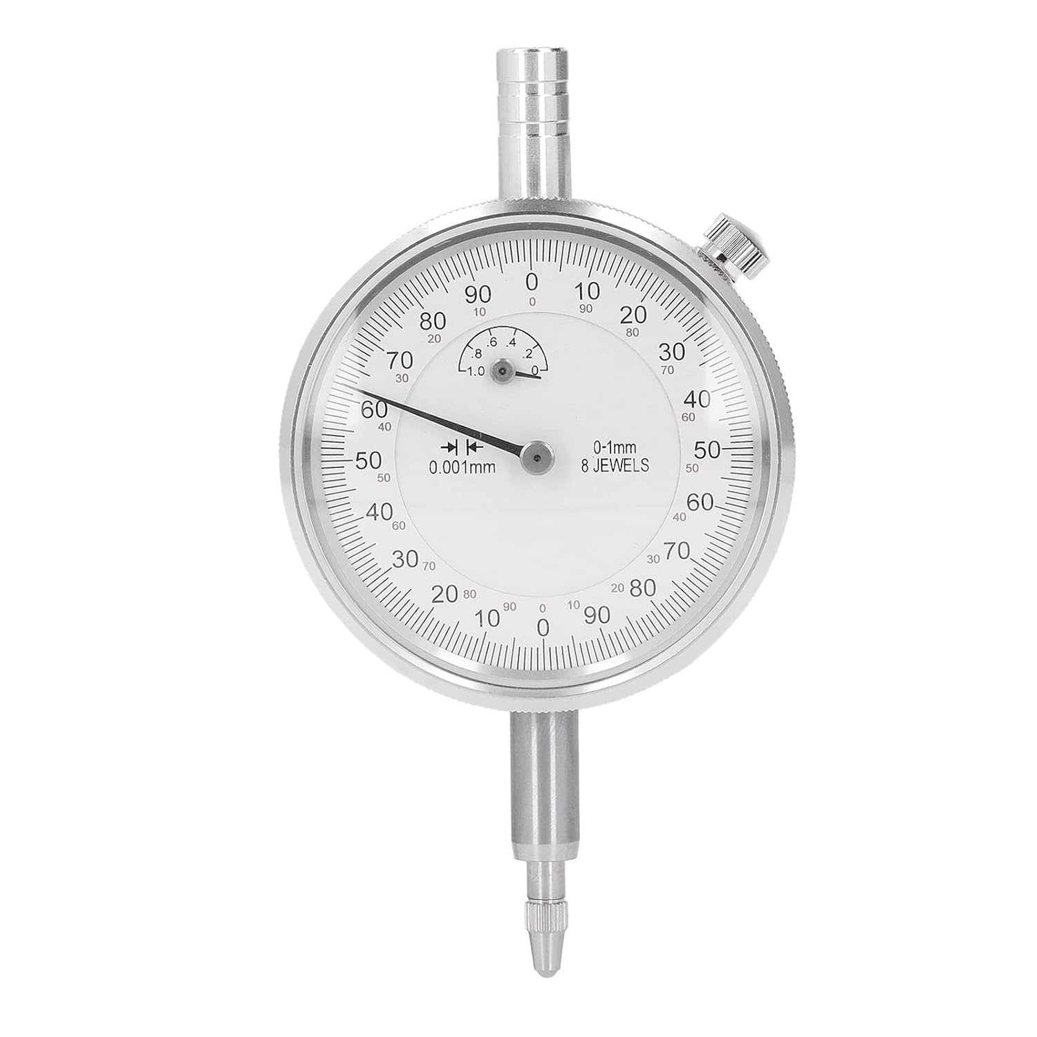 Dials Gauge, 0.001mm Accuracy Durable Aluminium Alloy Standard Design