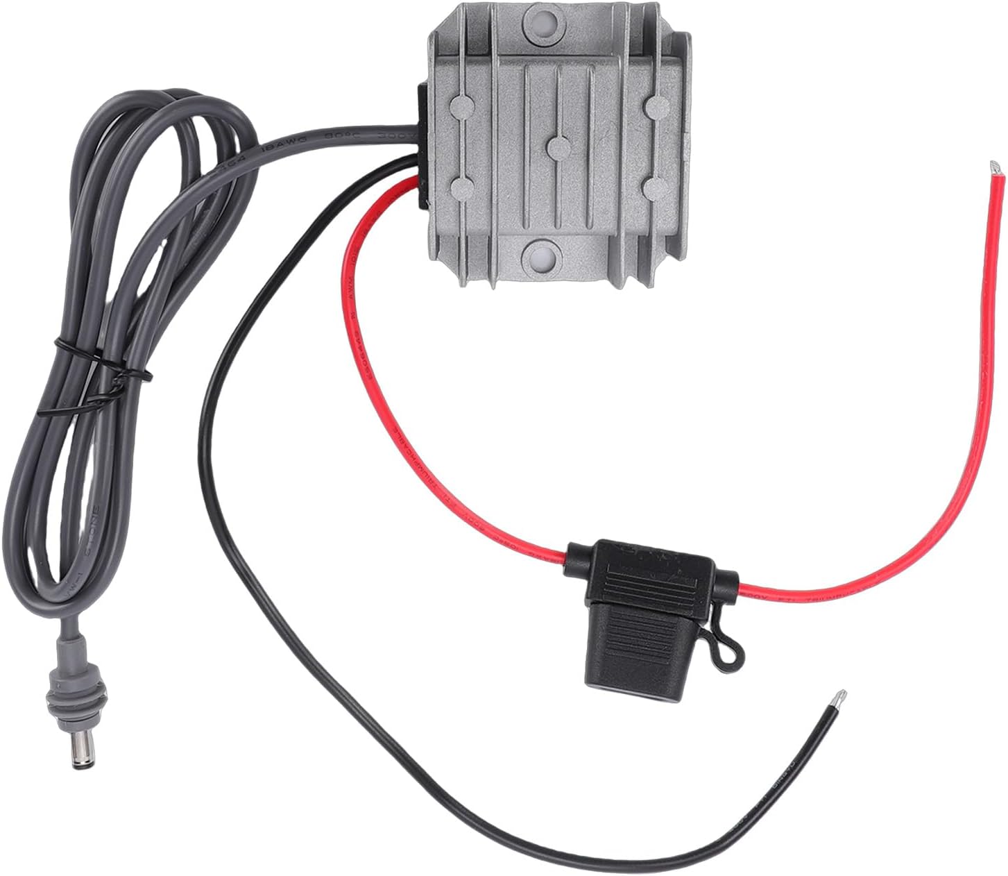 Hyuduo DC Step Up Converter 12V 24V to 30V 3.5A Power Supply Adapter with IP68 Aluminum Alloy Case for Outdoor Car RV Boat Mini Router