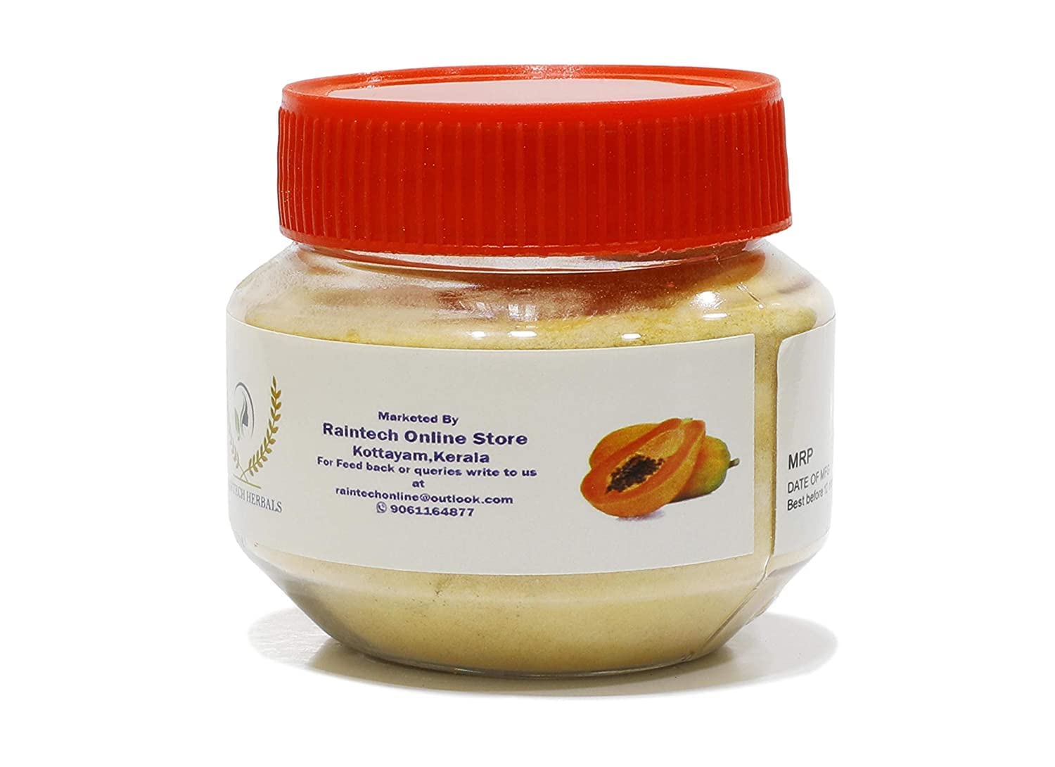 Keraleeyam - dojrzały owoc papai puder do twarzy do wybielania skóry -100 g