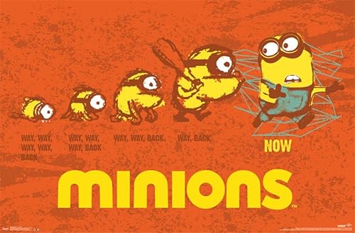 Trends International Minions Evolution - Póster de pared (22.375 x 34 pulgadas)