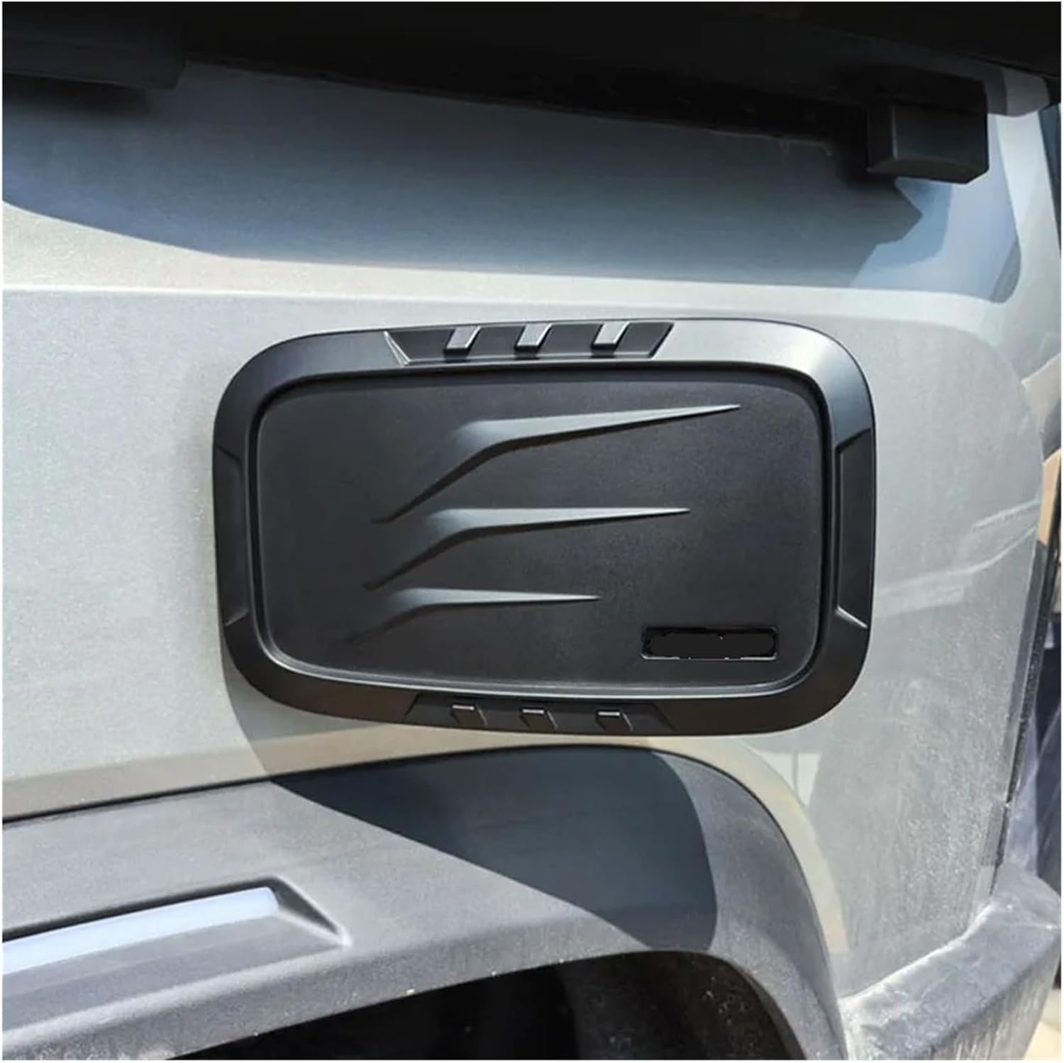 Fit for JETOUR T2 Matte Black Fuel Fit for Tank Sticker Door Cover Decoration(Bright Black)