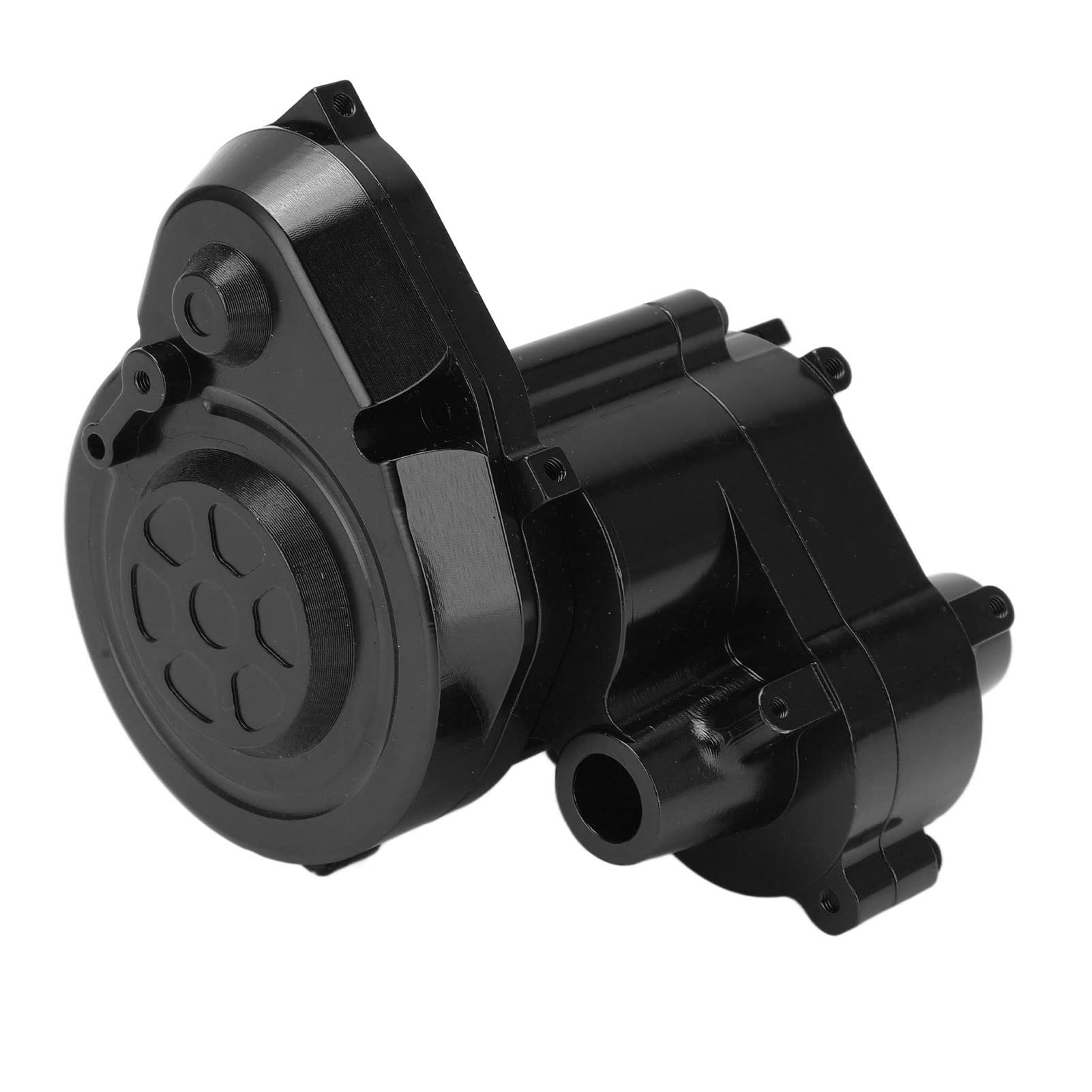 Gearbox Housing Shell, Realistic Aluminum Alloy CNC Gearbox Cover Replaceable for Axial RBX10 1/10 RC Car(Black)-image-46
