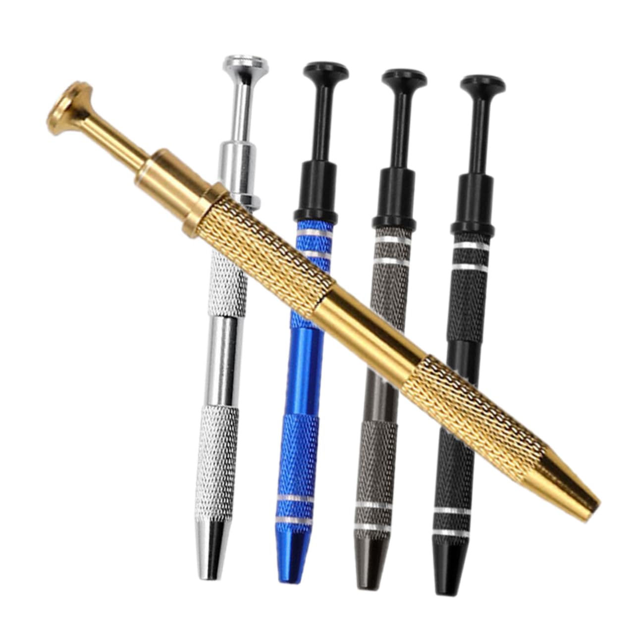 SOLUSTRE 2sets Precision Aluminum Grabber Tool Set Ic Chip Puller Mini Claw Grabber for Small Parts Aluminum Screw Pickup 5pcs*2