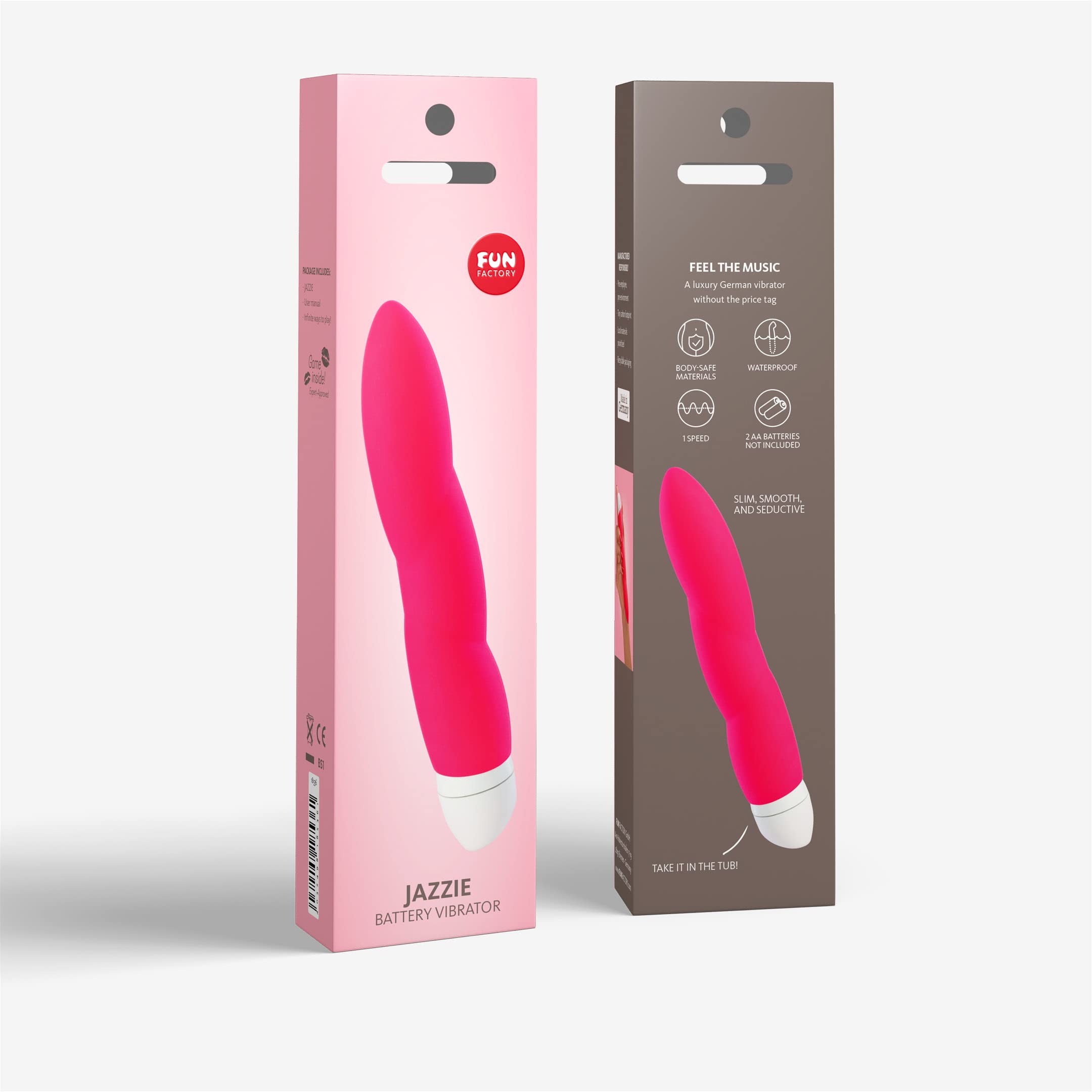 Fun Factory Jazzie - Mini Vibrator, Batterie Vibratoren fr sie, Silikon,  Pink : Amazon.de: Drogerie & Krperpflege