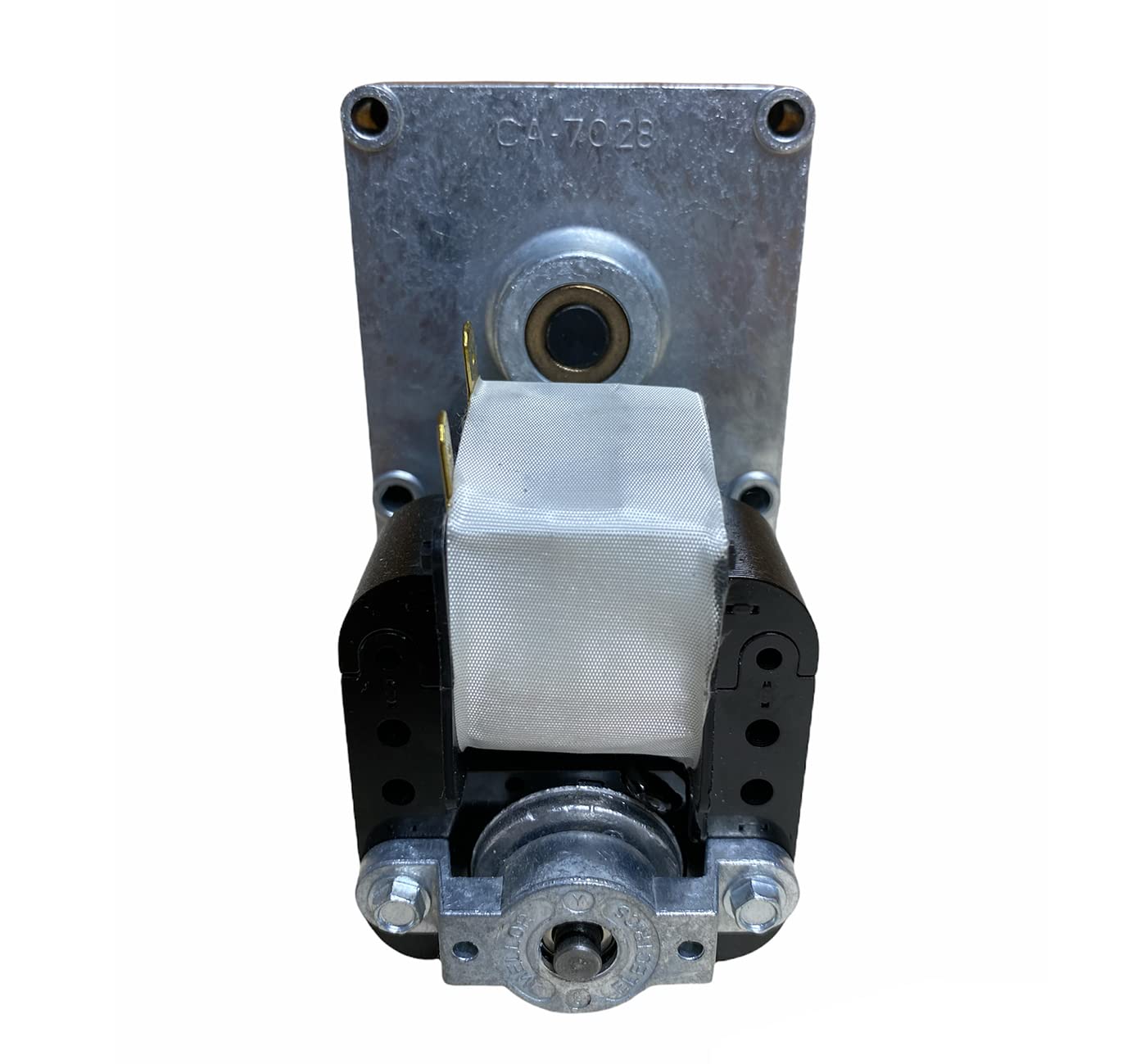 eRicambi, Motoriduttore FB1146 per Stufe a Pellet serie T3, Velocità 5,3rpm, Pacco Lamellare 50mm, Ø Albero 8,5mm, Senso di Rotazione Oraria, Spianatura Singola, Lincar Ecoteck Moretti Ravelli Ungaro