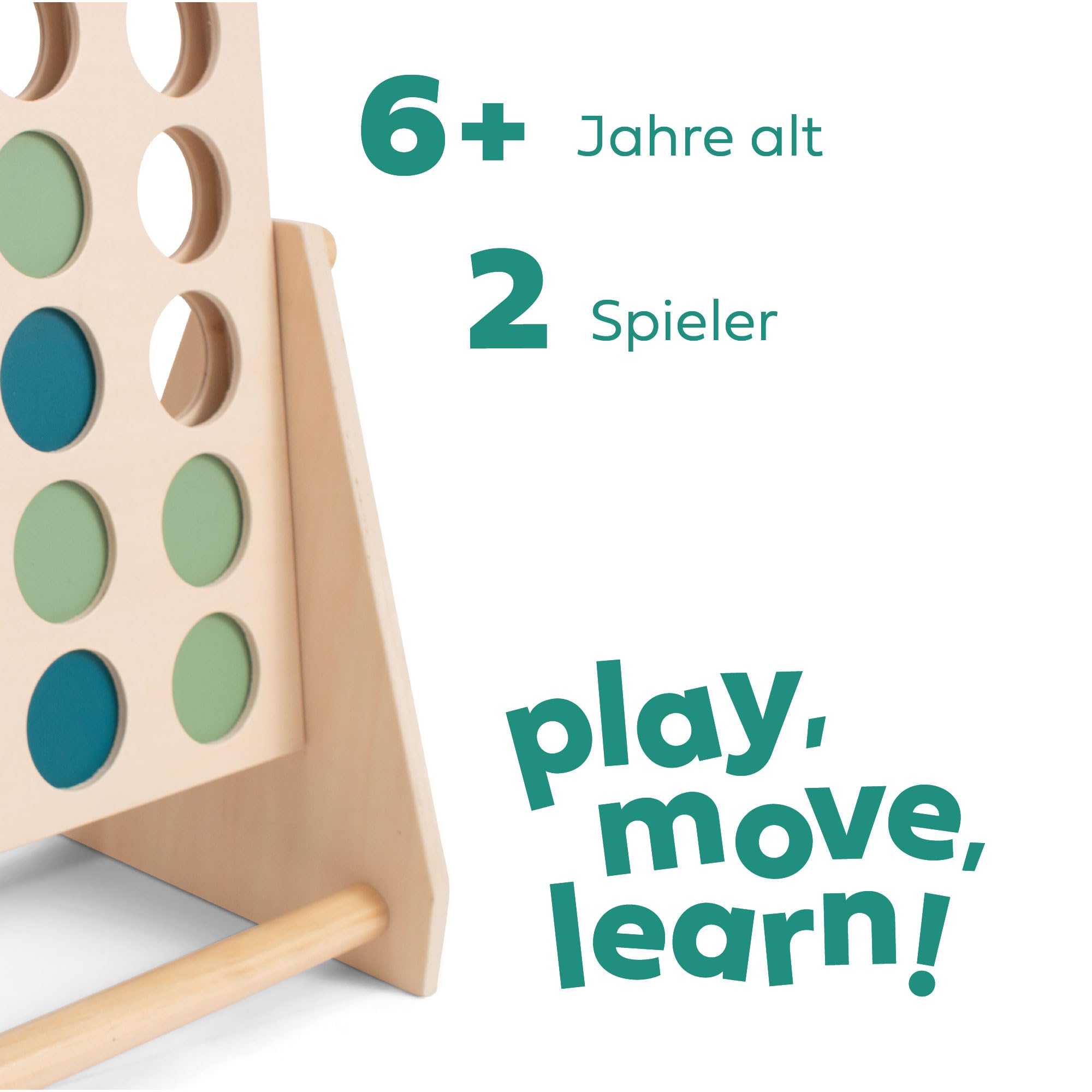 Vier Zusammen - Geschicklichkeitsspiel für Kinder - Geeignet für Indoor - oder Outdoor