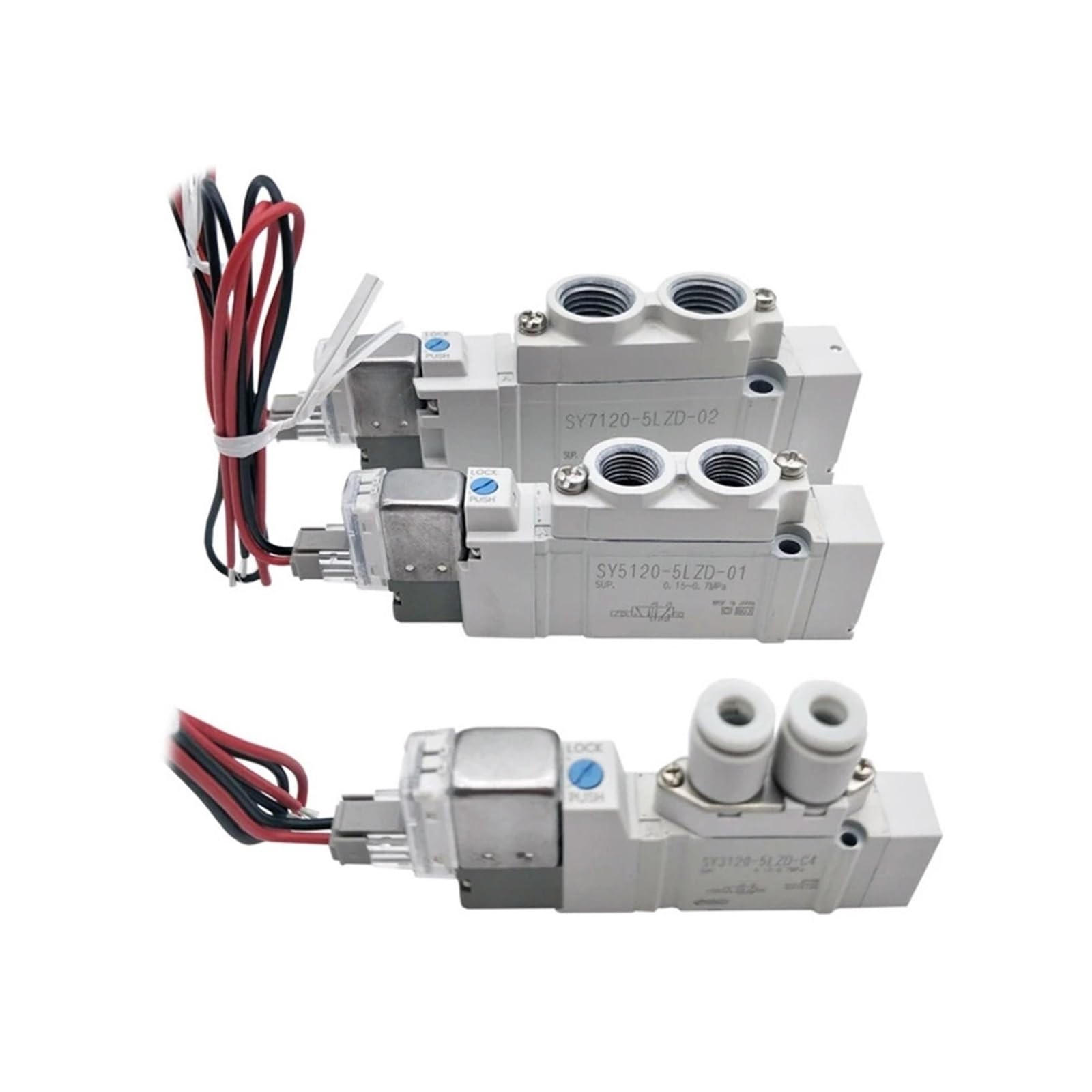 Électrovanne 5 voies SY5120-5LZD-C4 pour remplacer vos distributeurs défectueux