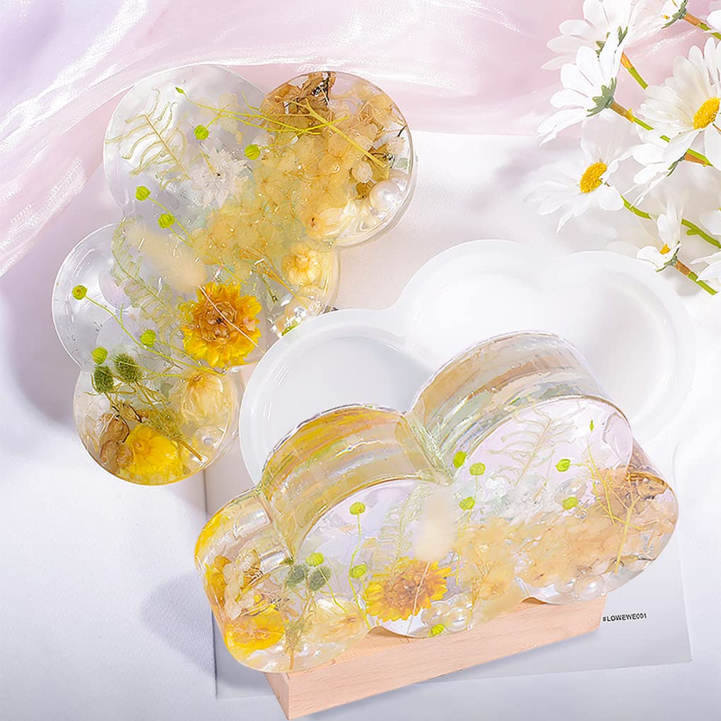 FineInno Large Arch Resin Molds, Deep Silicone Molds for Flowers Preservation Epoxy Casting Mold DIY Bookends Resin Art Insect Specimens Home Decoration (Arch