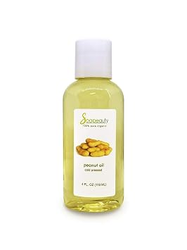 PEANUT OIL REFINED 100% Pure Carrier Cold Pressed 64 OZ/4 LBS