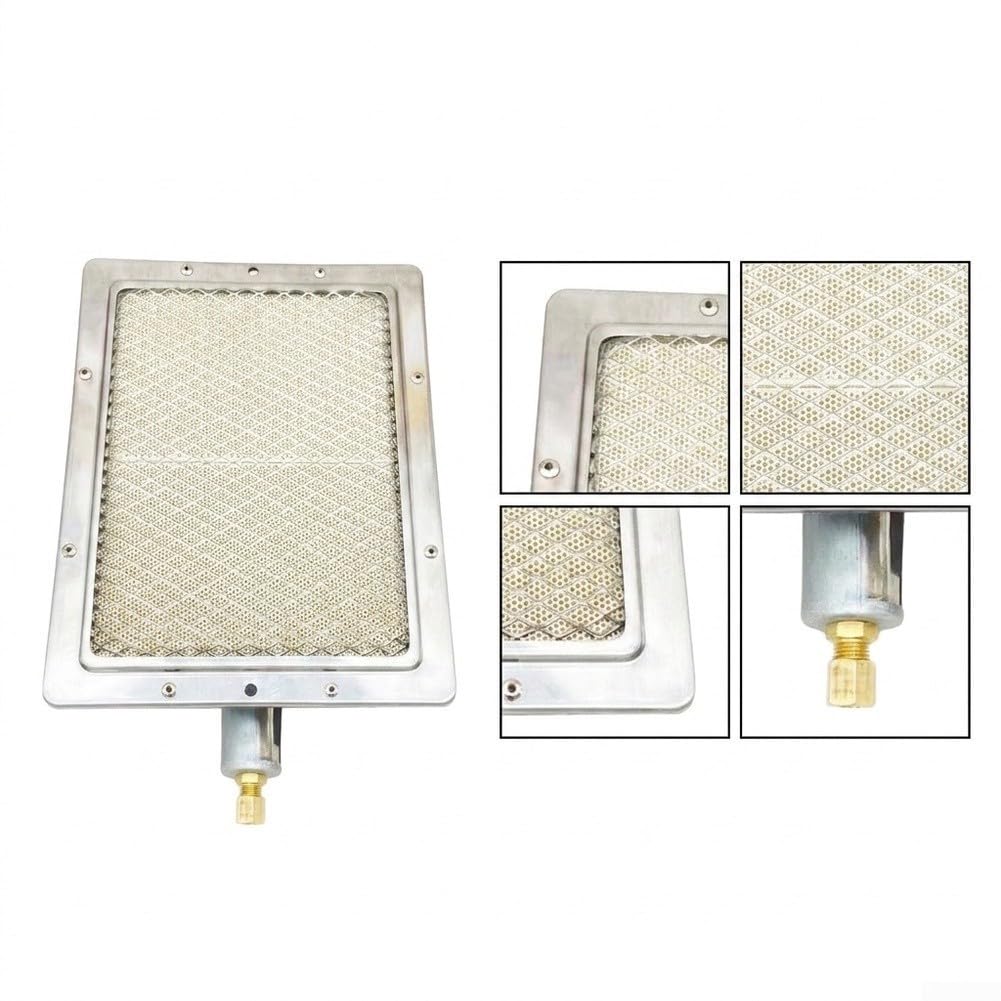 Quemador Gas 22cm Entrada Aire 12mm Para Horno