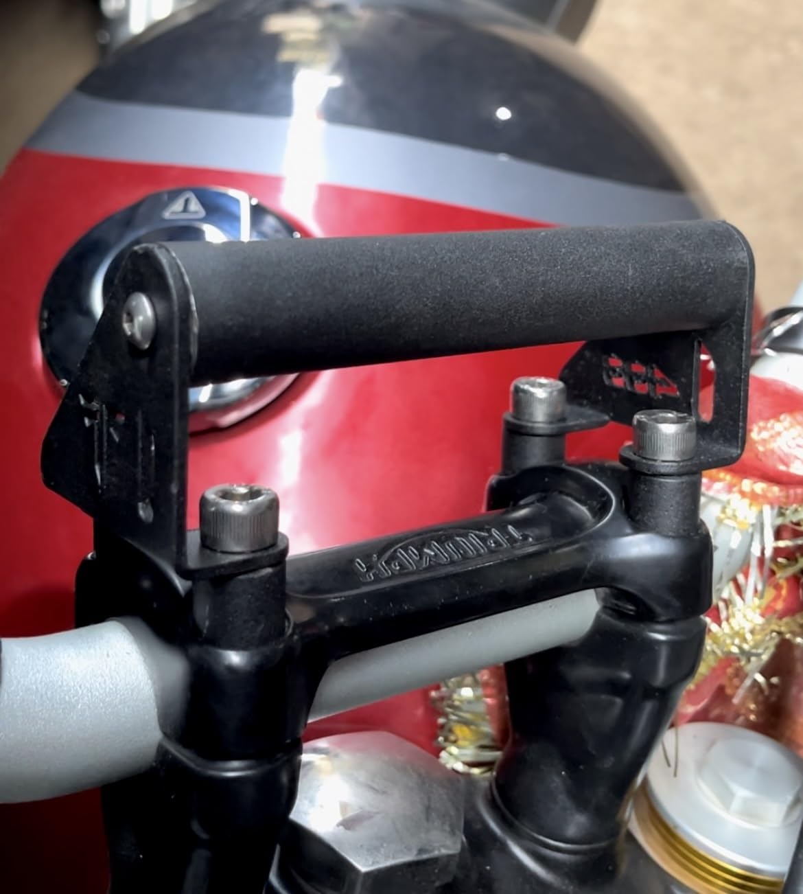 SGTB Motorcycle Smartphone Mount Triumph Speed 400 Mobile Phone Holder GPS Frame Mount-image-2