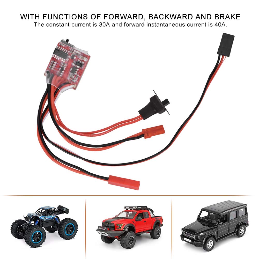Contrôleur de vitesse de moteur brossé ESC 10a Rc ... - Grandado