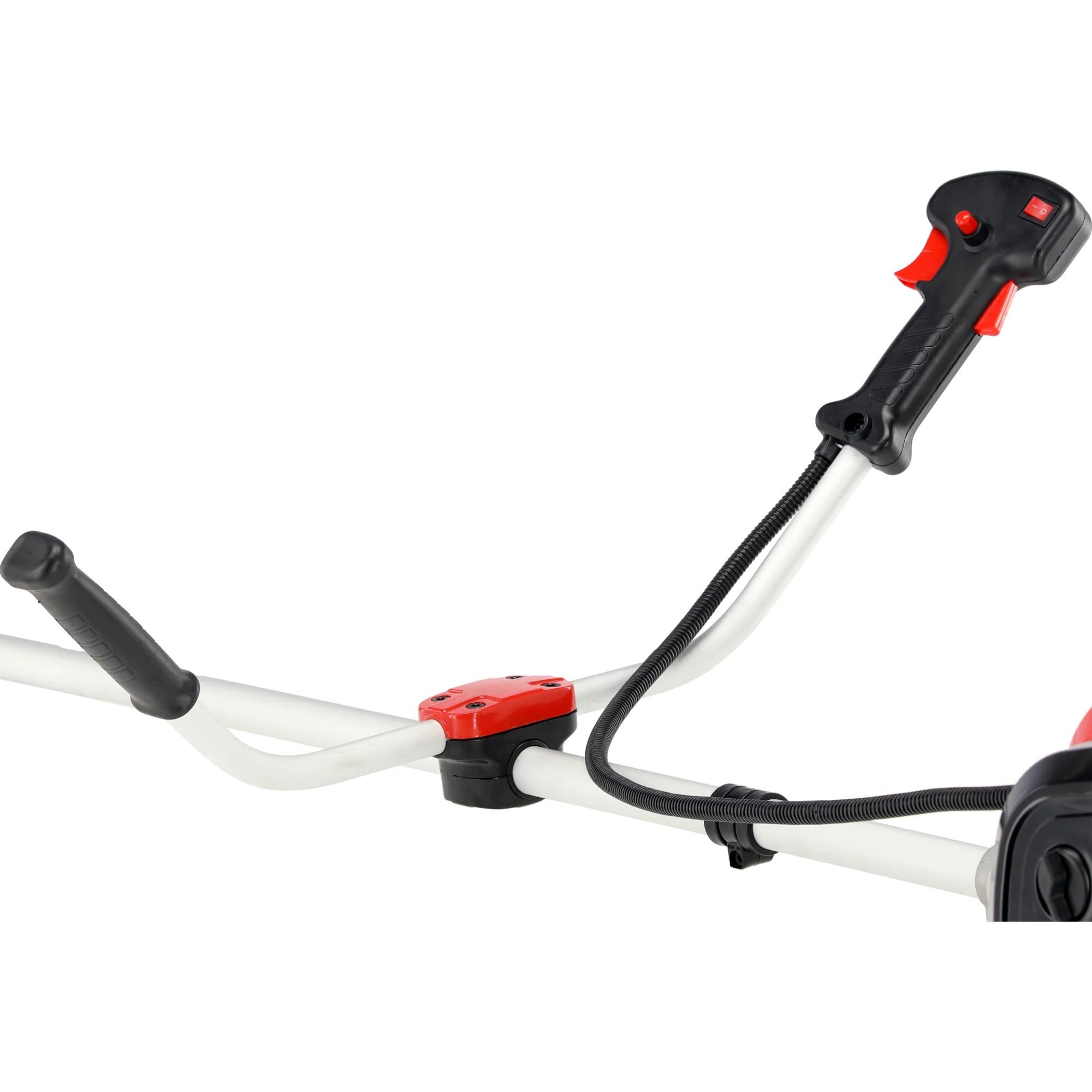 Desbrozadora de gasolina con amplio equipamiento, motor de 2 tiempos de 52 cm³, 1,45 kW de potencia, herramienta de corte resistente para jardín y cuidado de zonas verdes