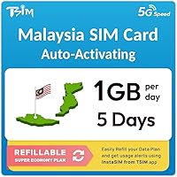 Vista 50 de Tarjeta SIM de Indonesia 5 días 1GB/día Activación automática Hotspot permitido Sin número de teléfono Plan recargable a través