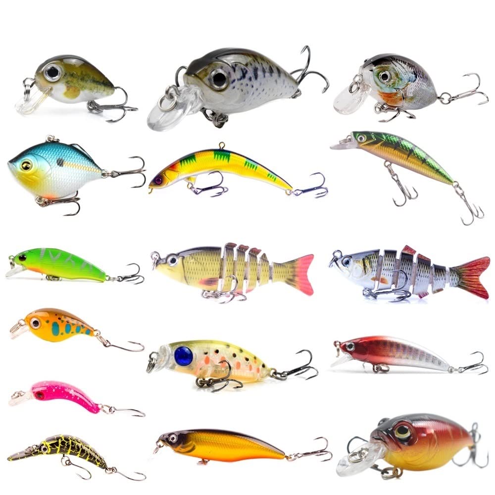 Amazon | 2-7 ピース/ロット釣りルアーセット人工ハードベイト