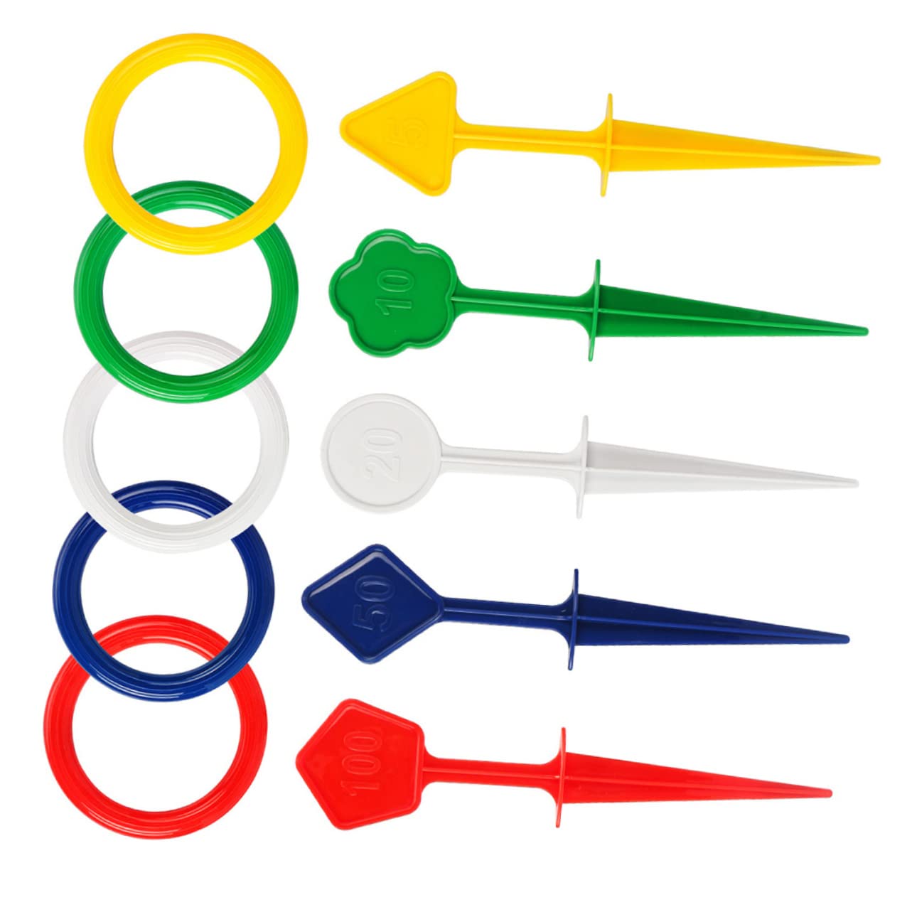 ifundom 1 Set Ring Toss Game Outdoor for Durable Carnival Toss Fun for Activities Lightweight and Reusable Promotes Creativity and Brain Development