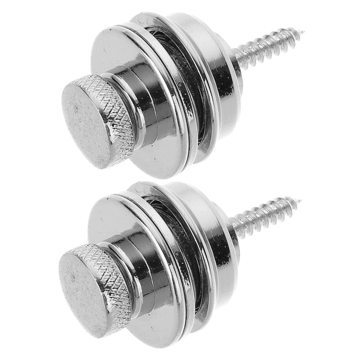 VANZACK Guitar Strap Lock Button Bass Strap Lock Metal Guitar Button Pin Replacement for