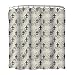 Indecor Home Peva Neutral Fleur De Lis Shower Curtain