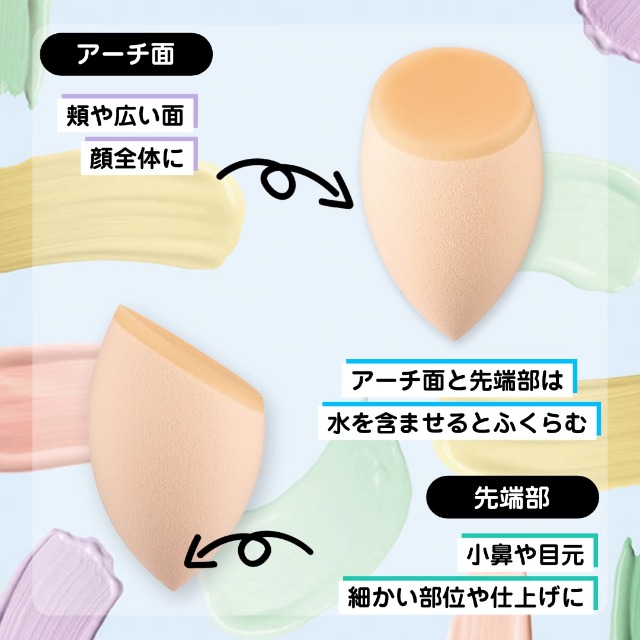 Amazon | 貝印 ファンデーションが染みこみにくい パフ 3D