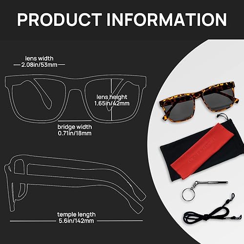 Miniatura 6 de OCCI CHIARI Gafas de sol de lectura grandes para hombre, lectores de sol vintage, lector completo de lentes 1.0 1.25 1.5 1.75 2.0 2.25 2.5 2.75 3.0