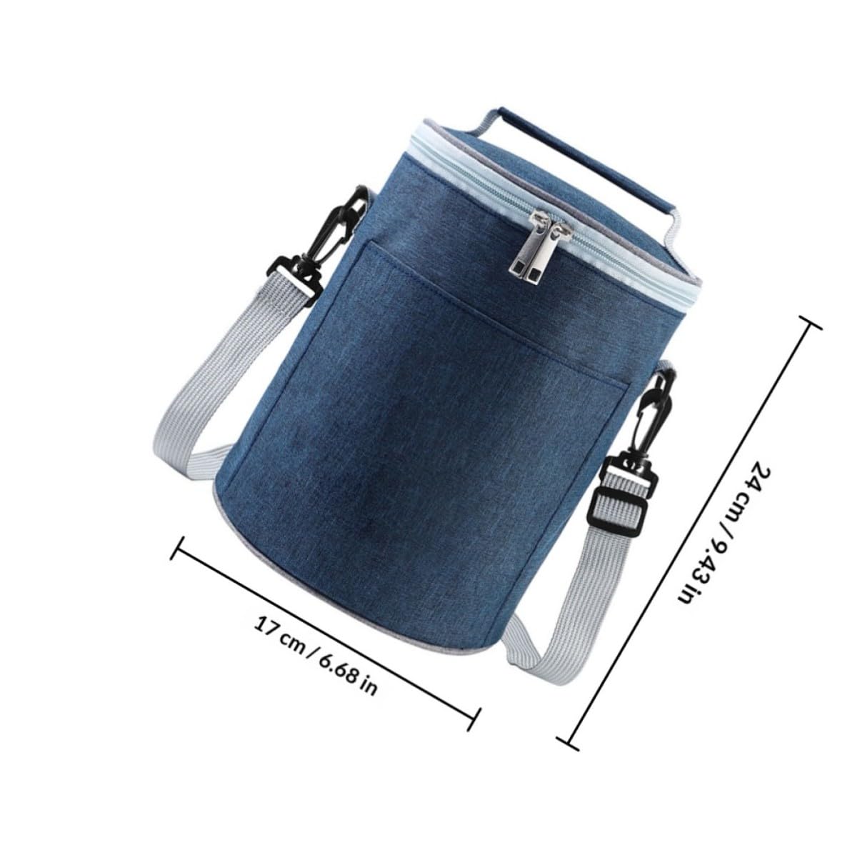KICHOUSE Bolsa Térmica y Diseño Compacto Portátil de Tela Oxford Aislamiento Térmico Adecuado para Picnic y Almuerzos al Aire Libre