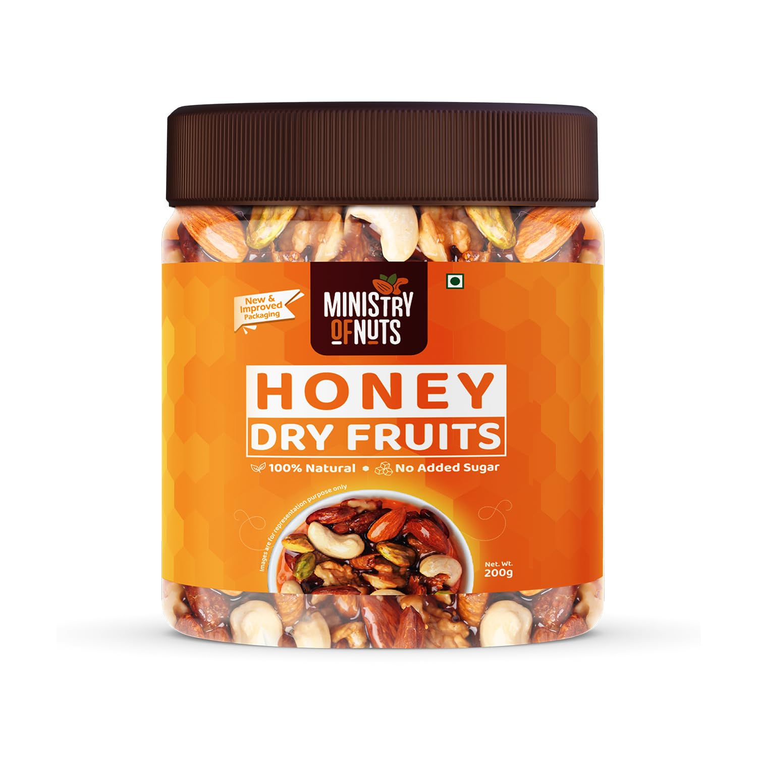 Organic Honey Mixed Dry Fruits And Nuts Roasted Crunchy With 100% Immunity & Energy Booster 200GM Ministry of Nuts (B0D1BS4WBG) Amazon Price History, Amazon Price Tracker