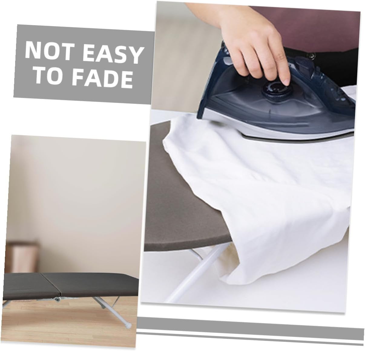 Tabletop Ironing Board Mini Small Foldable Ironing Rack with Heat-Resistant Pad Portable for Compact Spaces