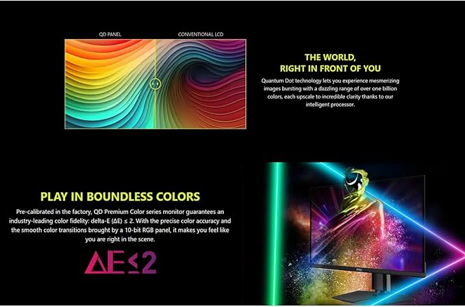 Monitor Gaming 27" QHD 240Hz OLED con HDR 400 y Soporte Ergonómico miniatura 8