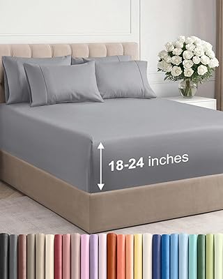 Extra Deep Queen Sheet Set - 6 Piece Breathable and Cooling Sheets - Hotel Luxury Bedding for Women, Men, Kids & Teens - Easy & Secure Fit - Soft and Wrinkle Free - Extra Deep Pockets - Emerald Green