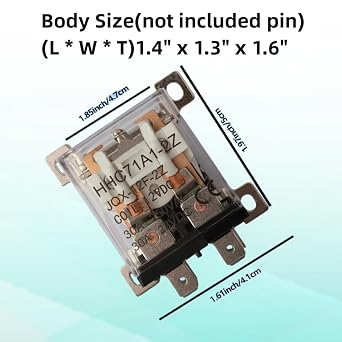 JQX-12F 2Z HHC71A1 DC12V 30A DPDT 2NO 2NC 8-PINS 12V High Power Relay-1pieces