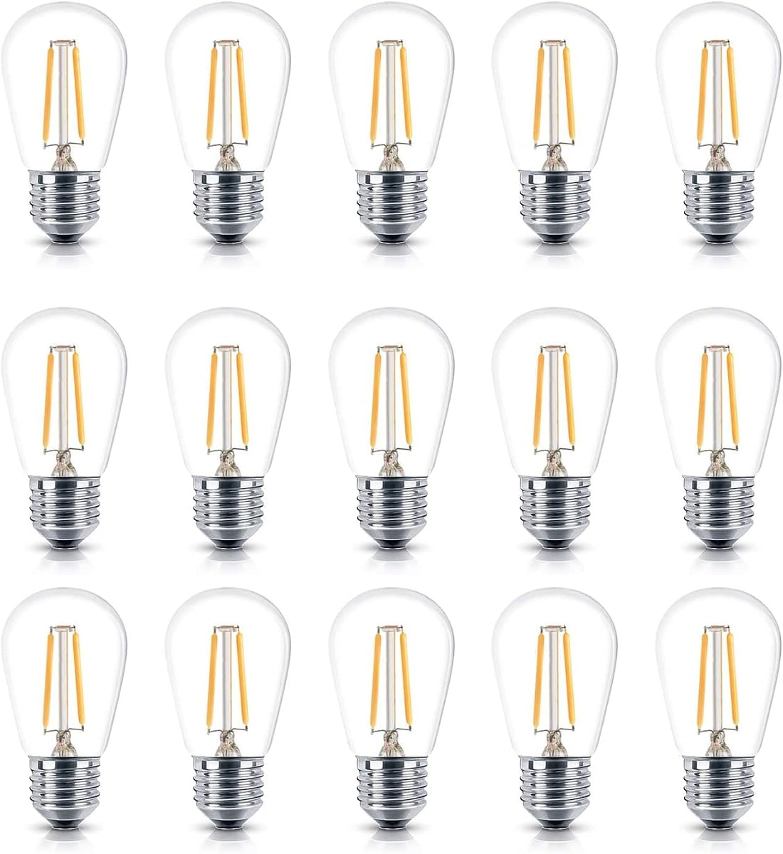 Ambience Pro LED 24 Ft String Lights with One Extra 15 Bulbs Pack Ambience PRO Replacement LED Light Bulbs