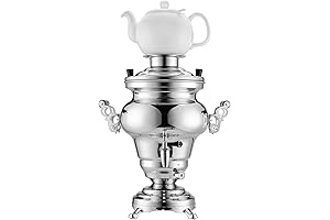 APL Electric Samovar Russian Persian Turkish Tea Maker Water Kettle Stainless Steel Ceramic Porcelain Teapot