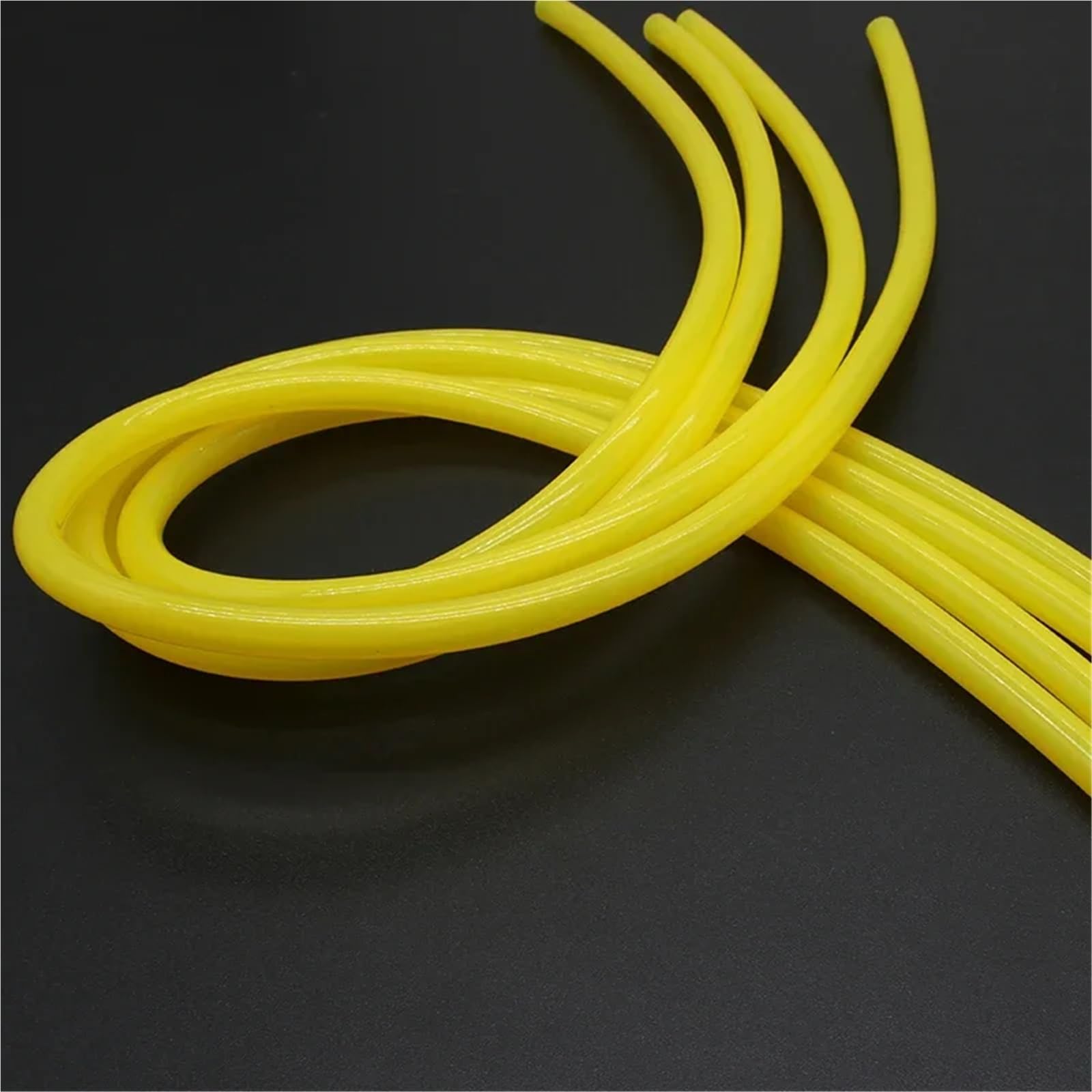 Tubo de silicona amarillo 1/3/5/10M ID 0,5~25mm flexible resistente a altas temperaturas
