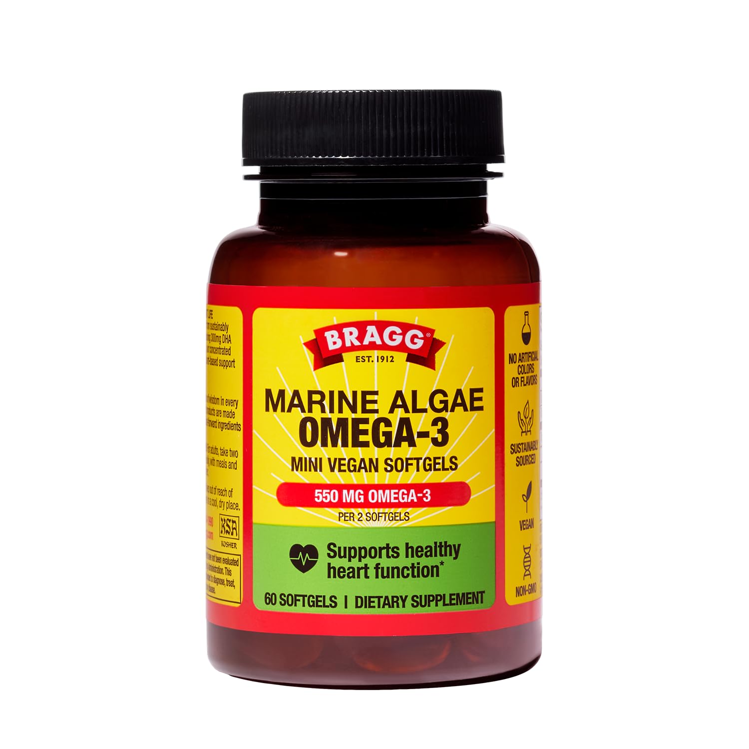 Bragg Omega-3 Supplement Capsules