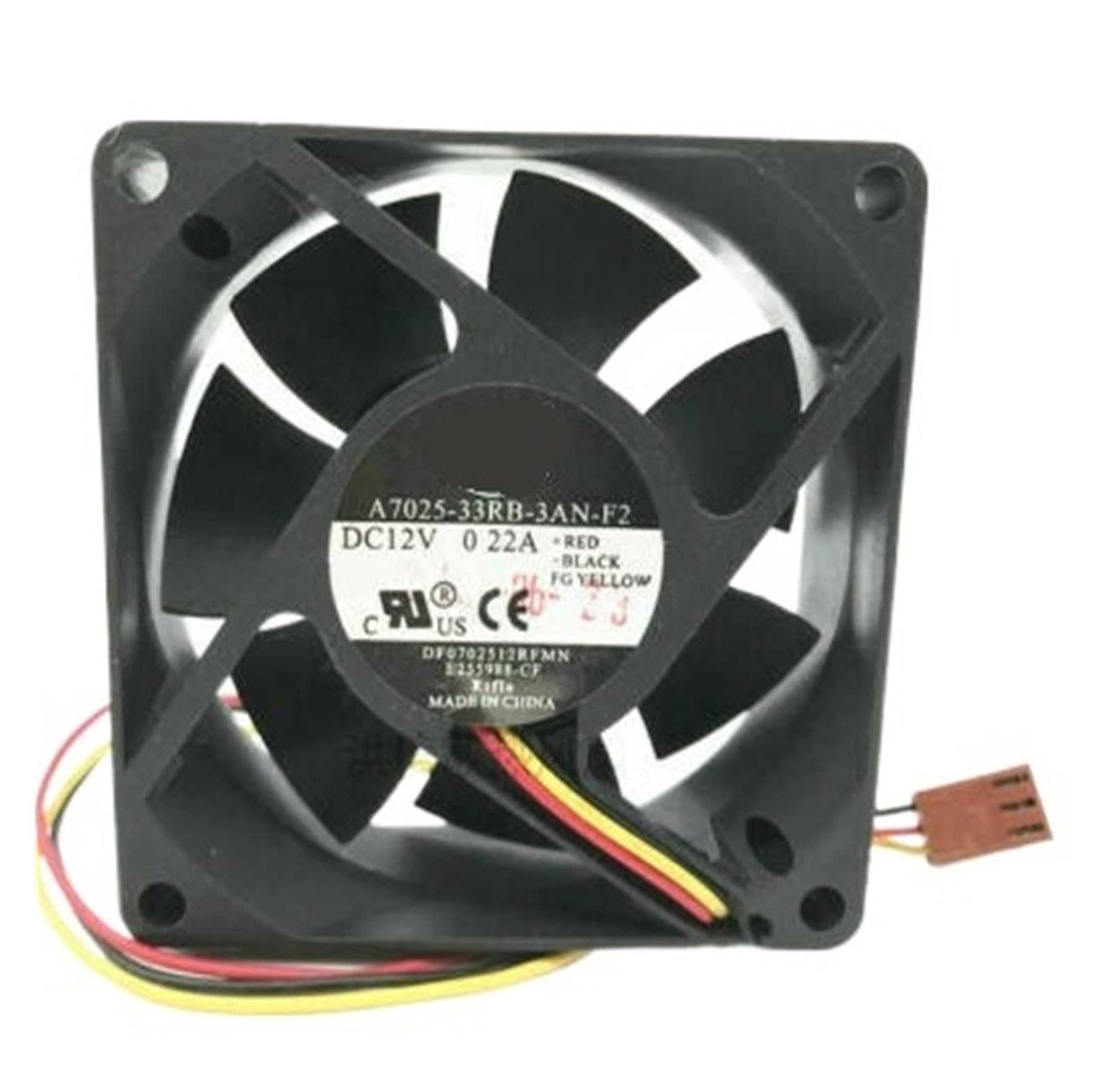 Ventilateur de refroidissement 7025 silencieux A7025-33RB DC 12V boîtier