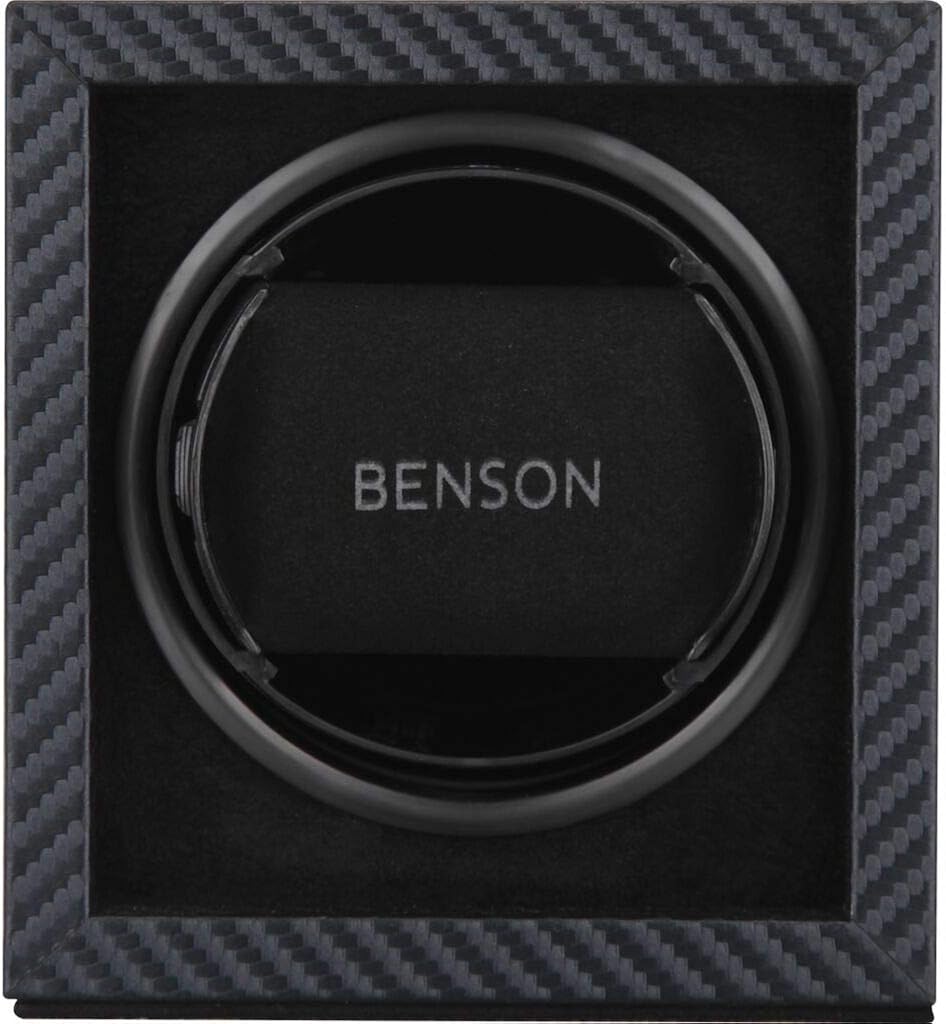 Benson Compact Series Single Watch Winder |Carbon Fiber : Clothing, Shoes & Jewelry
