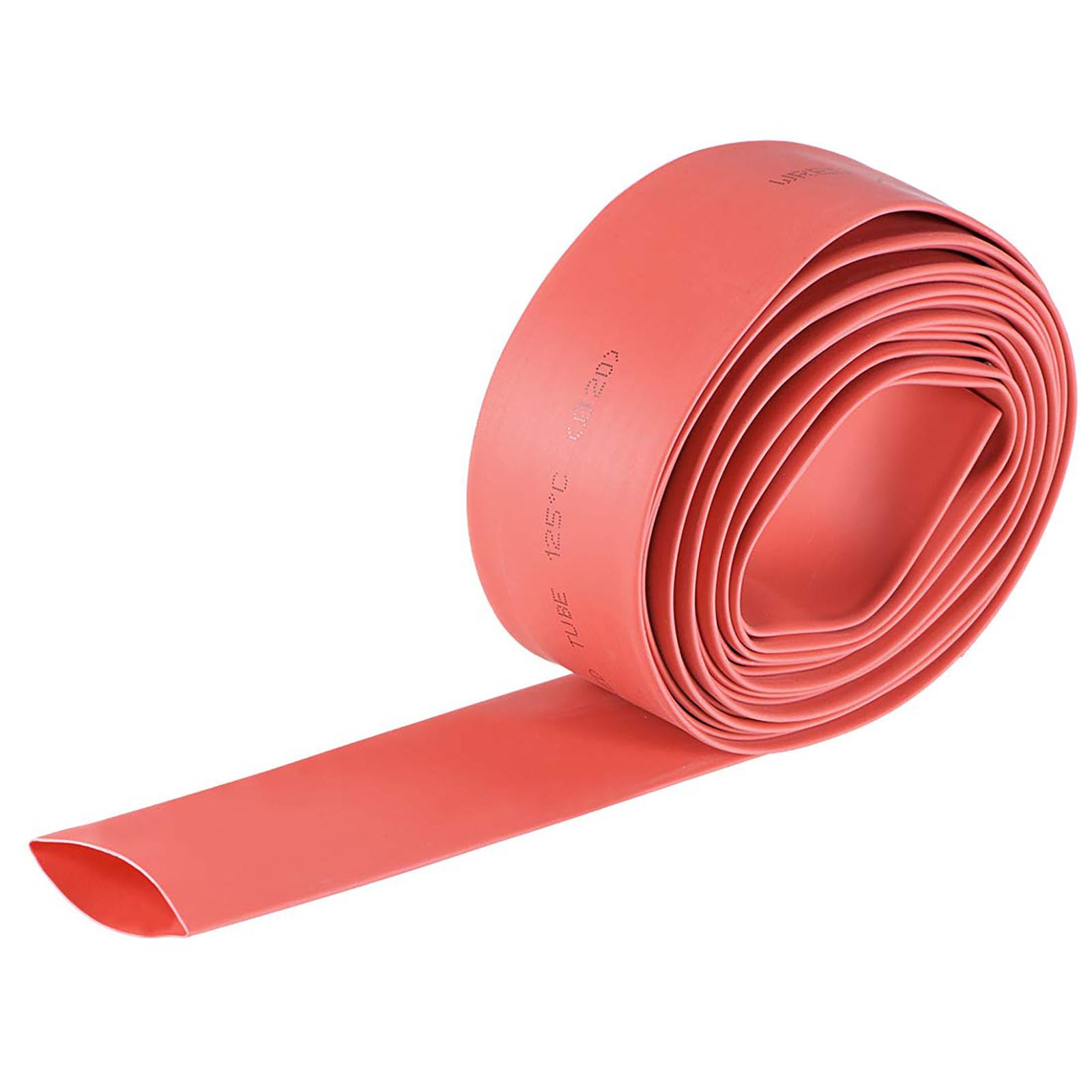Gaine thermorétractable de 20 mm de long, 3 m de long, rapport 2:1 pour isolation électrique, réparations, câbles enroulés, connecteurs de fils, rouge [,20 mm x 3 m]