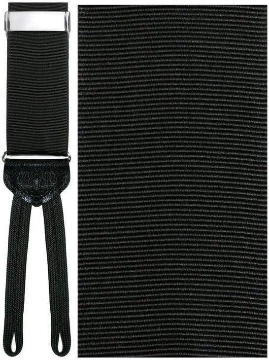 Mantova Black Tuxedo Suspenders