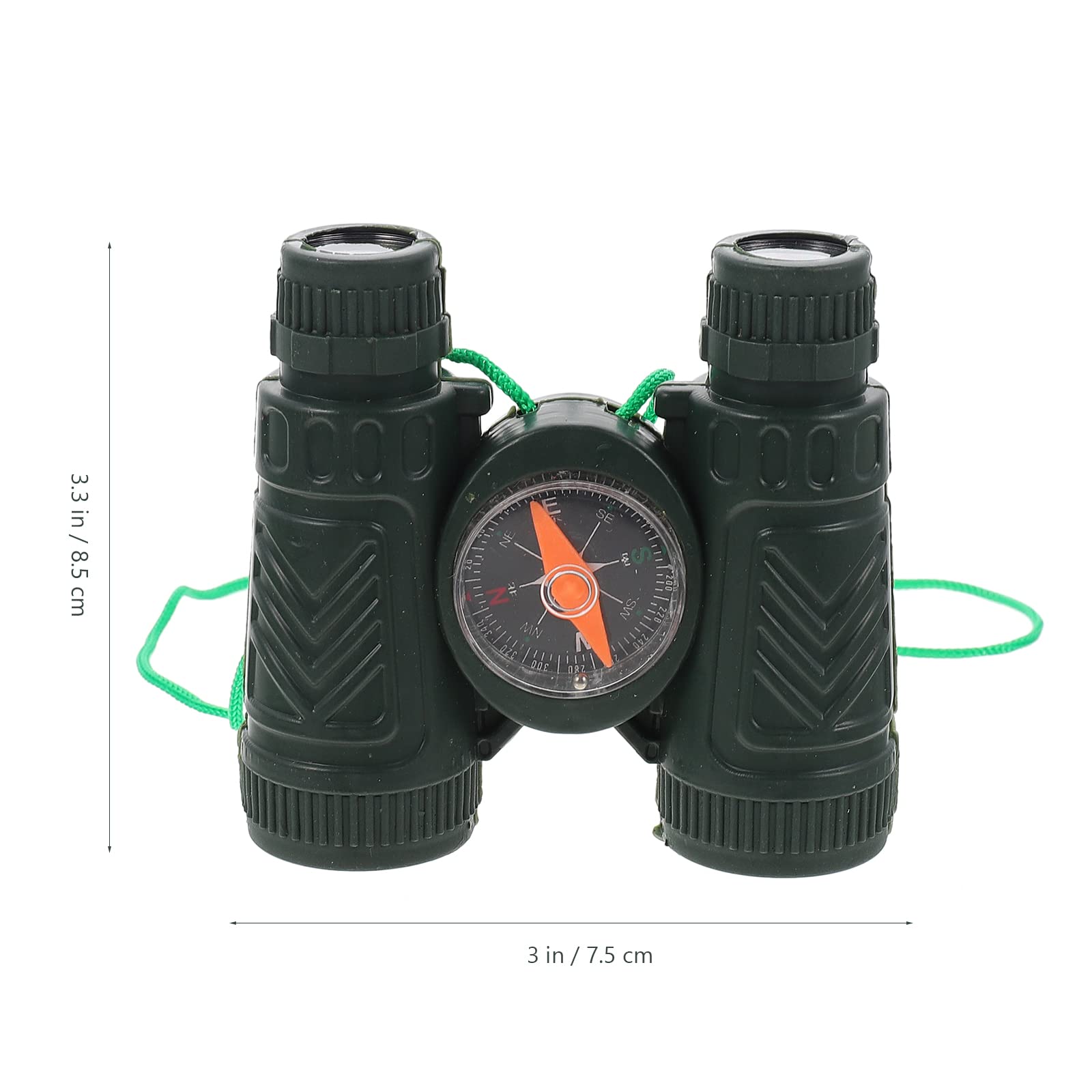 Telescopio monocular con brújula pirata juego de roles camping binoculares compactos telescopio niños telescopio educativo T camping cumpleaños fiesta pirata favores 7